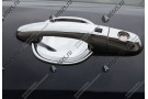 Хромированные накладки на дверные ручки Kia Sorento 2 2009-2015 с отверстием