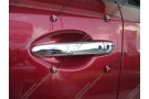 Хромированные накладки на дверные ручки Mazda 6 GH, GJ 2007+ с отверстием