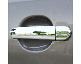 Хромированные накладки на дверные ручки Volkswagen Jetta 6 2011+ без отверстия под ключ