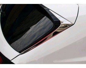 Хромированные накладки на углы спойлера Lexus NX 2014+