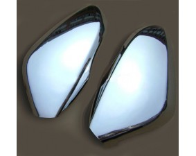 Хромированные накладки на зеркала заднего вида Hyundai Solaris (Verna) 2010-2015 без фонарей