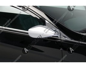 Хромированные накладки на зеркала заднего вида Hyundai Elantra 5, Avante MD 2010-2015 без фонарей