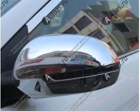 Хромированные накладки на зеркала заднего вида Kia Rio 3 2011+