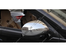 Хромированные накладки на зеркала заднего вида Kia Sportage 3 2010-2015 без фонарей
