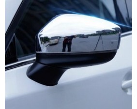 Хромированные накладки на зеркала заднего вида Mazda CX-5 2 2017+