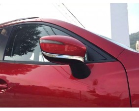 Хромированные накладки на зеркала заднего вида Mazda CX-5 1 2015+ A