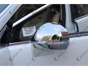 Хромированные накладки на зеркала заднего вида Peugeot 3008 2014+