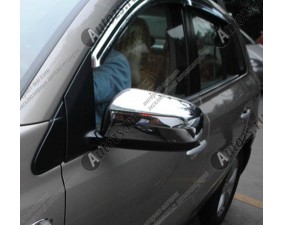 Хромированные накладки на зеркала заднего вида Renault Koleos 1 2008-2011