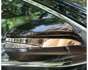 Хромированные накладки на зеркала заднего вида Toyota Highlander 3 2014+ B