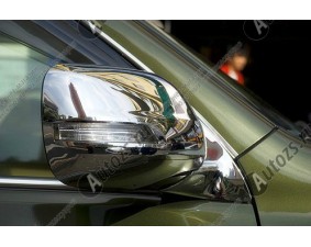 Хромированные накладки на зеркала заднего вида Toyota Land Cruiser Prado 150 2009-2013 A