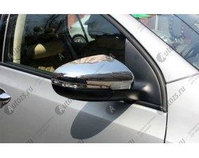 Хромированные накладки на зеркала заднего вида Volkswagen Golf 6 2009-2012
