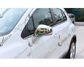 Хромированные накладки на зеркала заднего вида Chevrolet Tracker 3 2013+