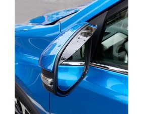 Хромированные накладки на зеркала заднего вида Land Rover Discovery Sport 2014+ козырек