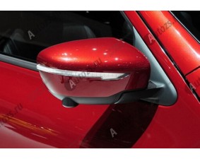 Хромированные накладки на зеркала заднего вида Nissan Juke YF15 2014+