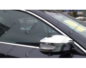 Хромированные накладки на зеркала заднего вида Nissan Teana L33 2014+ хром
