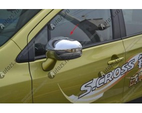 Хромированные накладки на зеркала заднего вида Suzuki SX4 2 2013+