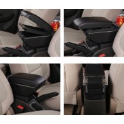 Подлокотник для Chery Very (A13) 2011-2014 c USB красная строчка
