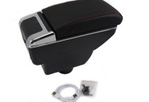 Подлокотник для Geely MK 2006-2015 БЕЗ USB красная стежка