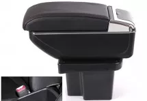 Подлокотник для Kia Cerato/Forte c USB красная строчка