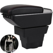 Подлокотник для Opel Astra J 2010+ с USB красная строчка