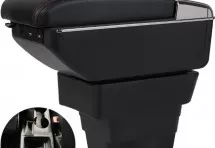 Подлокотник для Opel Astra J 2010+ с USB красная строчка