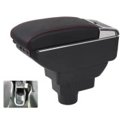 Подлокотник для Opel Corsa c USB красная строчка
