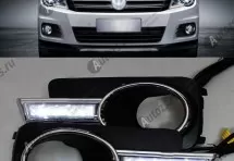 Дневные ходовые огни Volkswagen Tiguan 1 2011-2015
