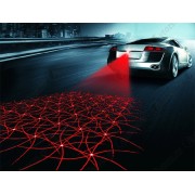 Лазерный стоп сигнал, противотуманный фонарь и ограничитель дистанции Dazzle Line
