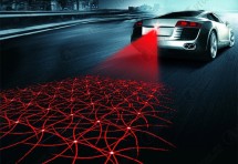 Лазерный стоп сигнал, противотуманный фонарь и ограничитель дистанции Dazzle Line