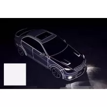 Светоотражающая лента 3D белая - 5 метров