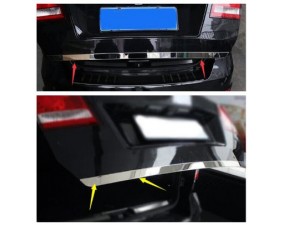 Хромированная накладка на кромку двери багажника Fiat Freemont 2011-2016