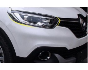 Хромированные накладки на фары Renault Kadjar 2015+