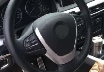 Декоративные накладки на рулевое колесо BMW X3 2014+