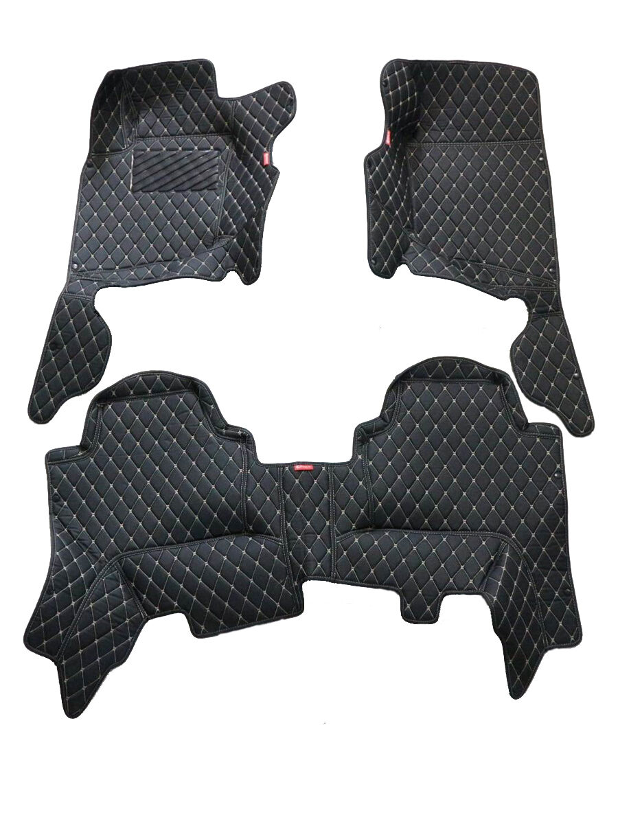 Кожаные 3D коврики Autozs Premium для Mitsubishi Pajero Sport II (2008-2013)
