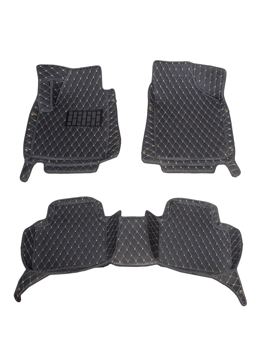 Кожаные 3D коврики Autozs Premium для Nissan Maxima V (A33) (2000-2008)