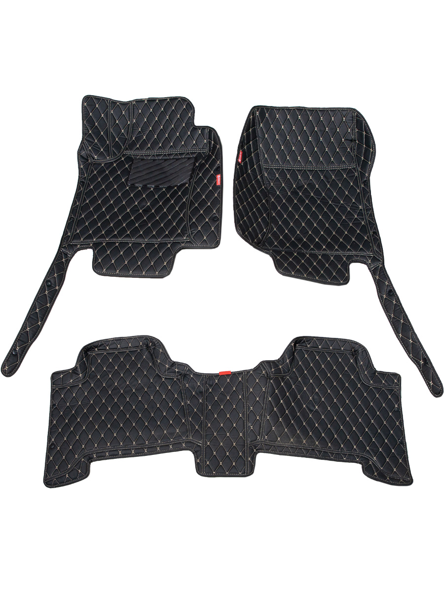 Кожаные 3D коврики Autozs Premium для Toyota Hilux Surf IV (2002-2009)