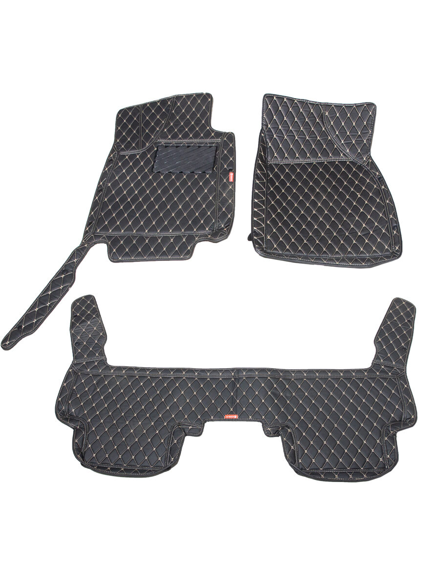 Кожаные 3D коврики Autozs Premium для Lexus RX III Рестайлинг (2012+)