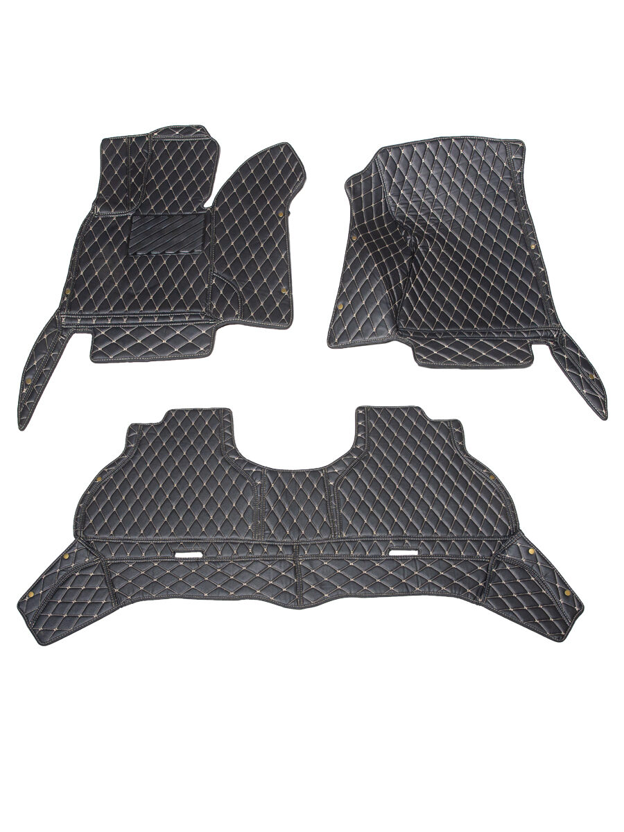 Кожаные 3D коврики Autozs Premium для BMW X5 M I (E70) (2009-2013) 