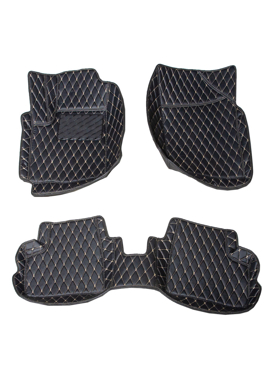 Кожаные 3D коврики Autozs Premium для Suzuki Swift III Хэтчбек 3 дв. (2004-2011