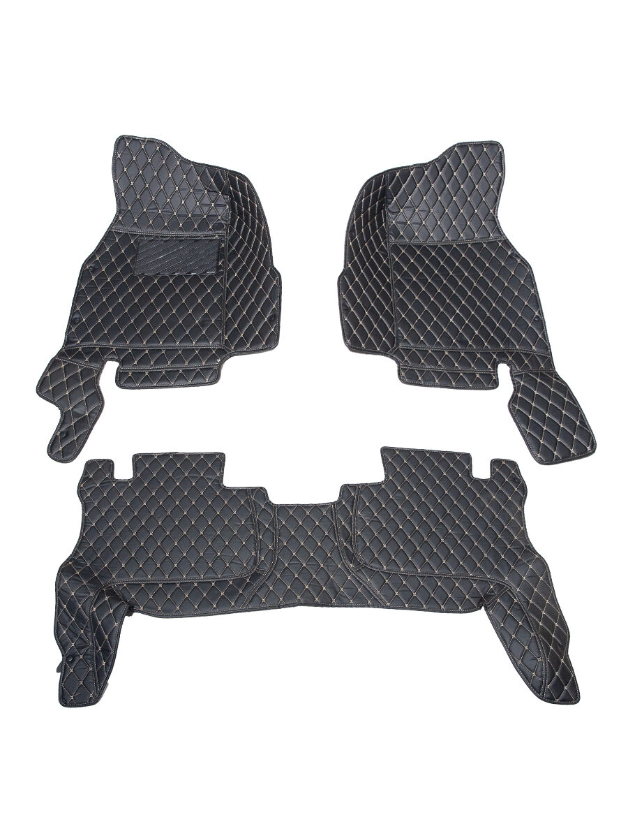 Кожаные 3D коврики Autozs Premium для Great Wall Wingle II (Wingle 5) (2011+)