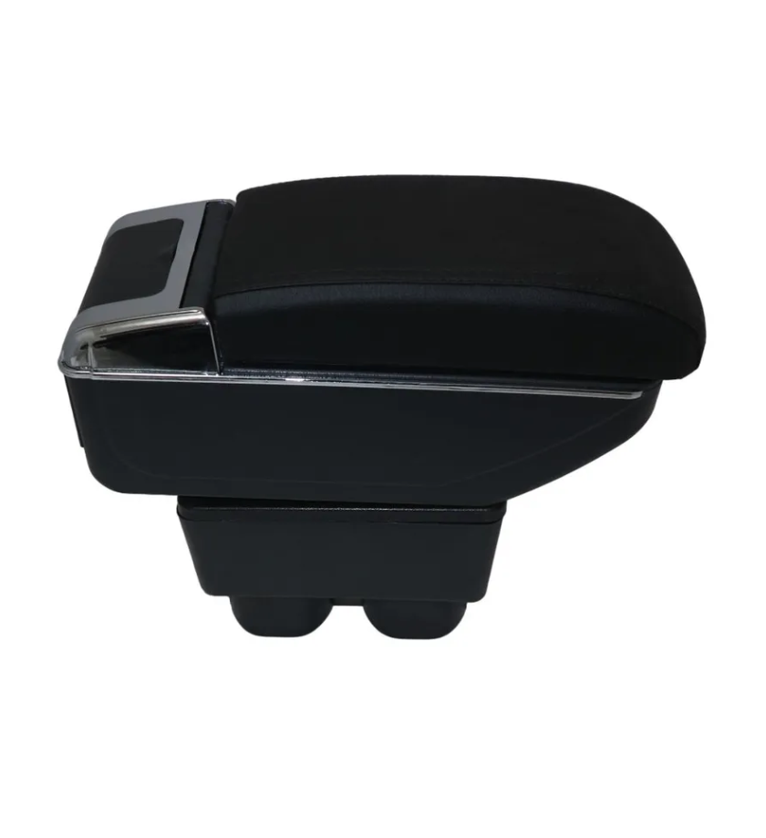 Подлокотник для Nissan Tiida C11 2004-2014  с USB черная строчка