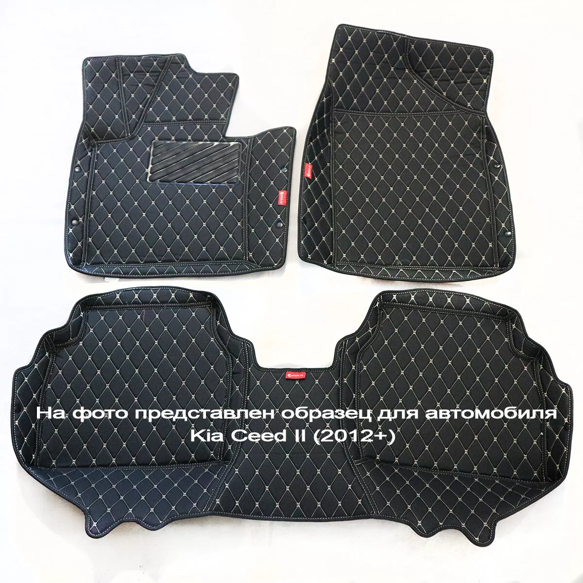 Кожаные 3D коврики Autozs Premium для Lexus IS II Кабриолет (2005-2013)