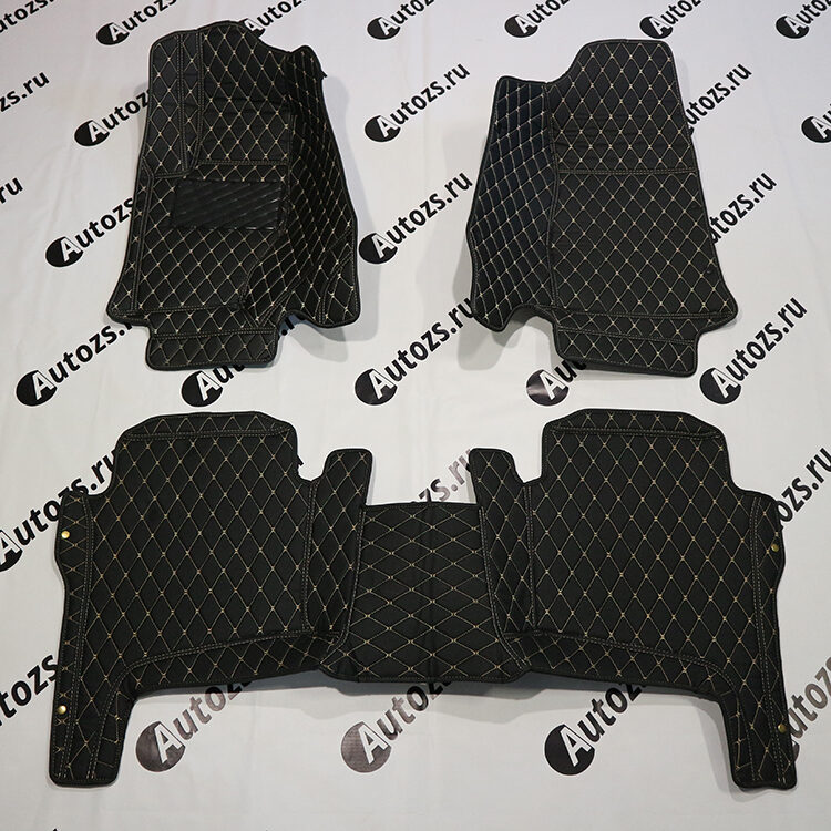 Кожаные 3D коврики Autozs Premium для Jeep Commander