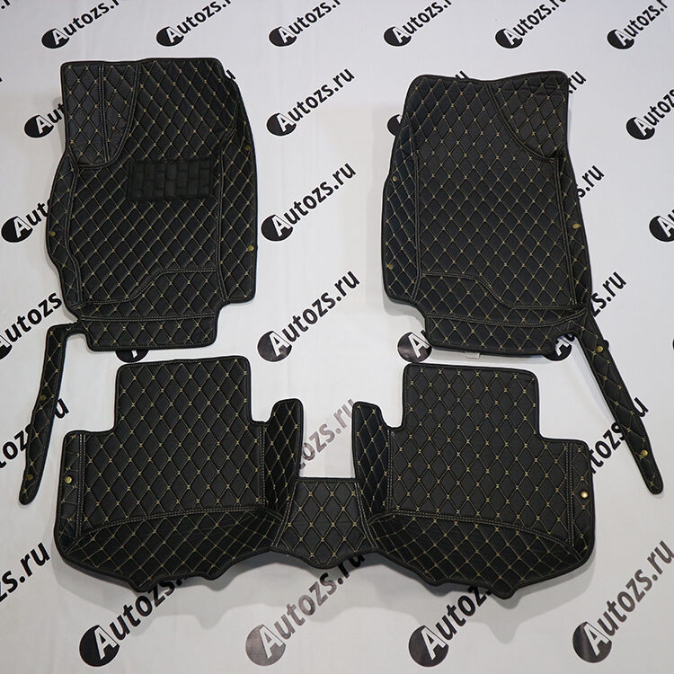 Кожаные 3D коврики Autozs Premium для Hyundai Coupe II (GK) Рестайлинг (2007-2009) 
