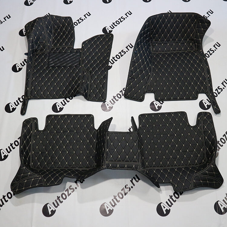 Кожаные 3D коврики Autozs Premium для BMW 7 серия VI (G11/G12) (2015+)