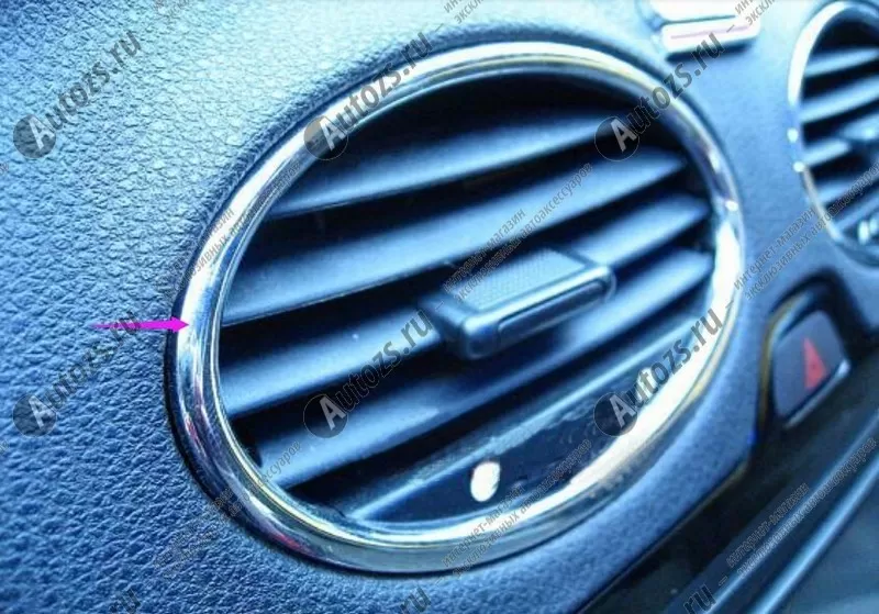 Декоративные накладки для отверстий обдува салона Ford Focus 2 2005-2011