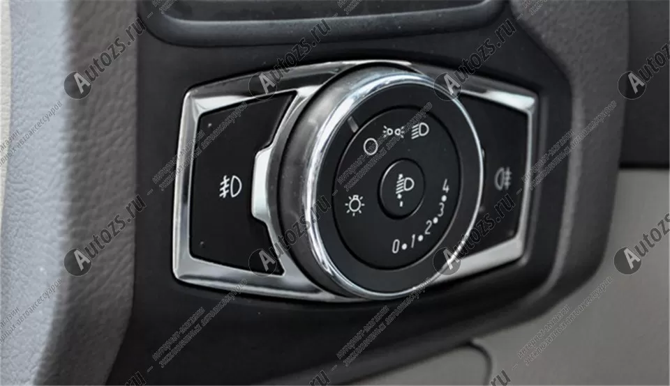 Декоративная накладка на левую консоль салона Ford Focus 3 2011-2015