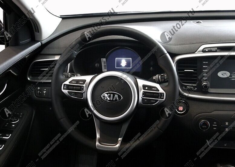 Декоративные накладки на рулевое колесо KIA Sorento 3 2015+