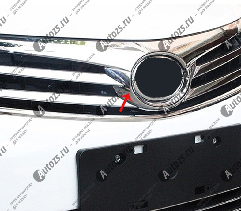 Накладка под логотип Toyota Corolla E160 2013+