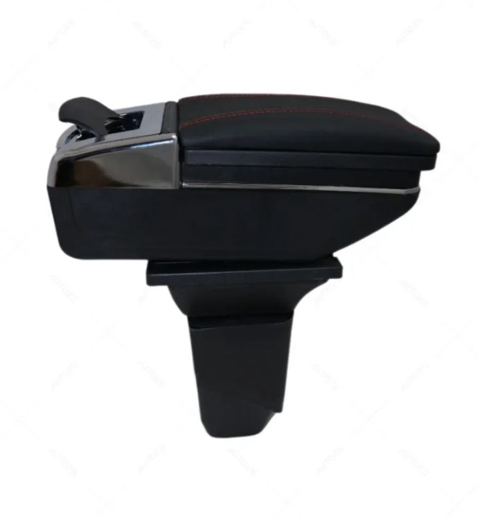 Подлокотник для Peugeot 206, 207 красная строчка